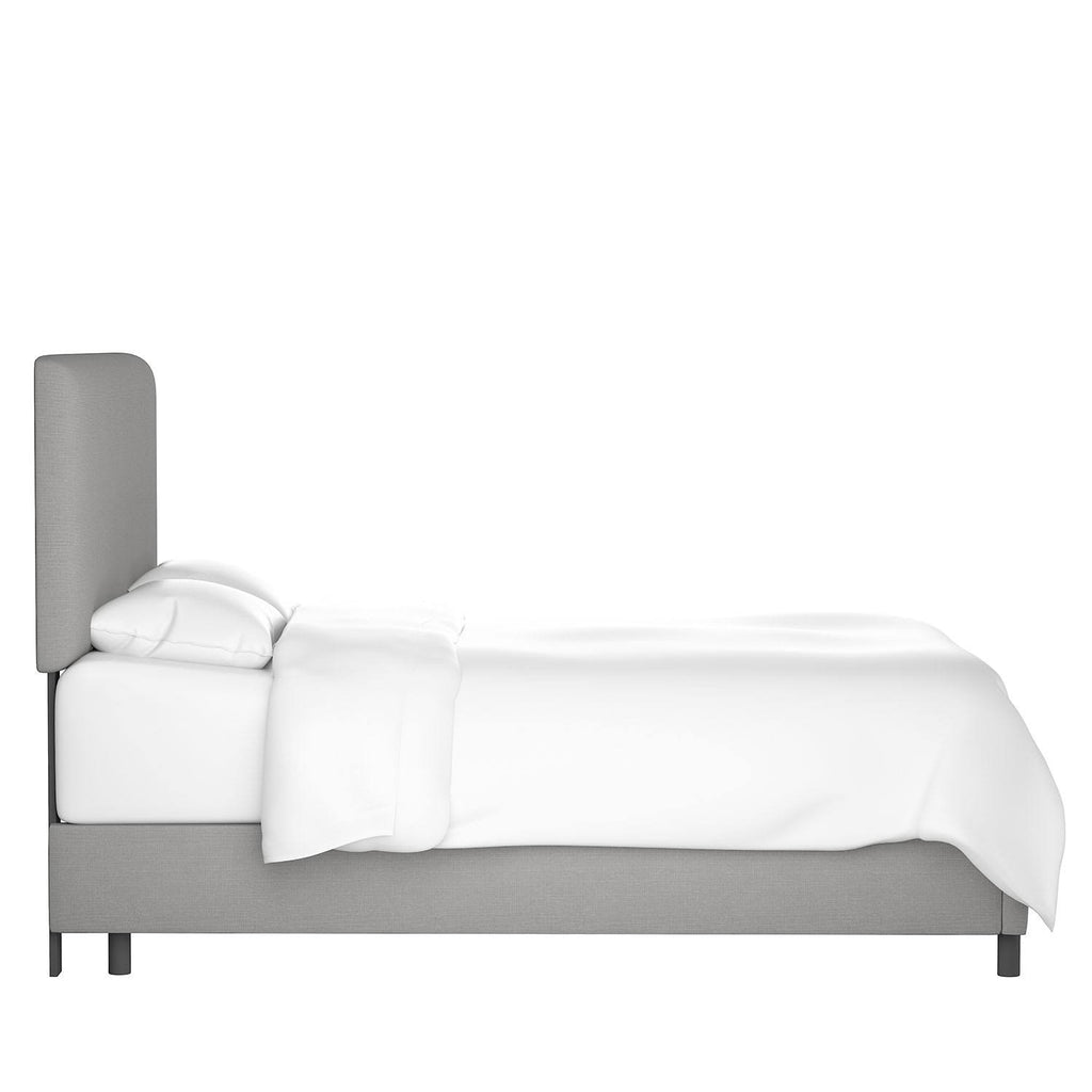 Navy Twin Microsuede Bed O497783