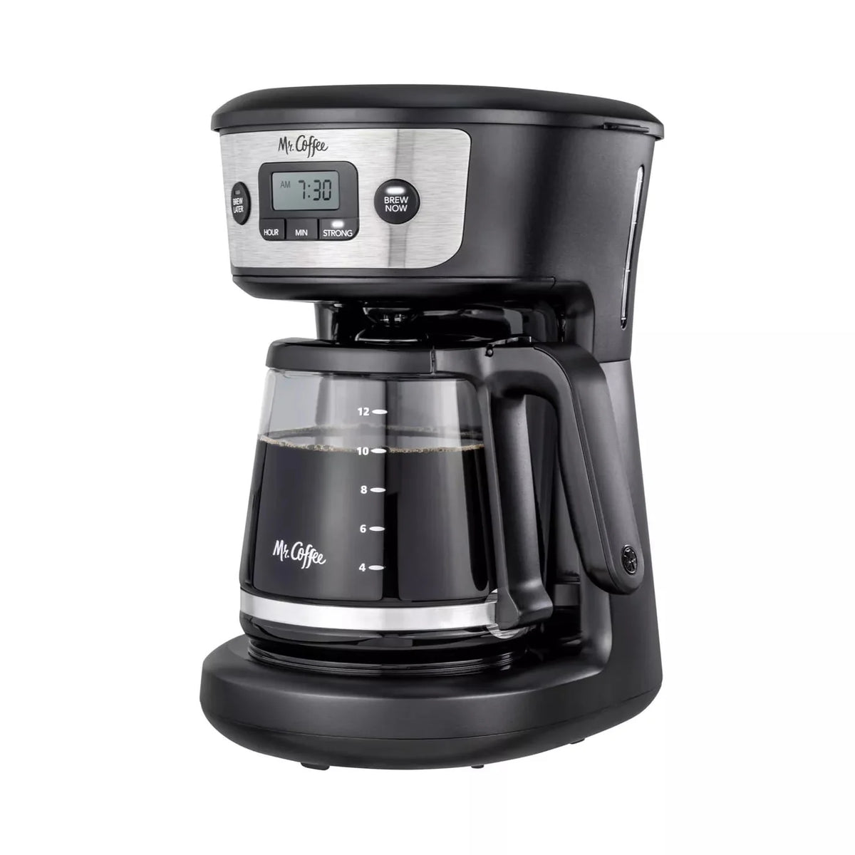 12-Cup Coffee Maker with Strong Brew Selector and Reusable Coffee Filter B8998