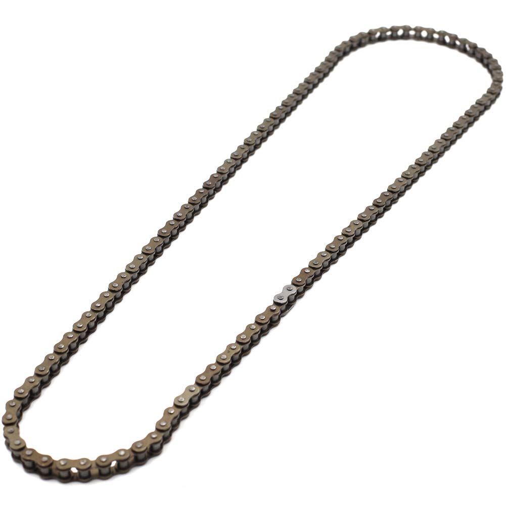 420 Roller Chain 132 Link with Chain Breaker, Pack of 2 Y40495