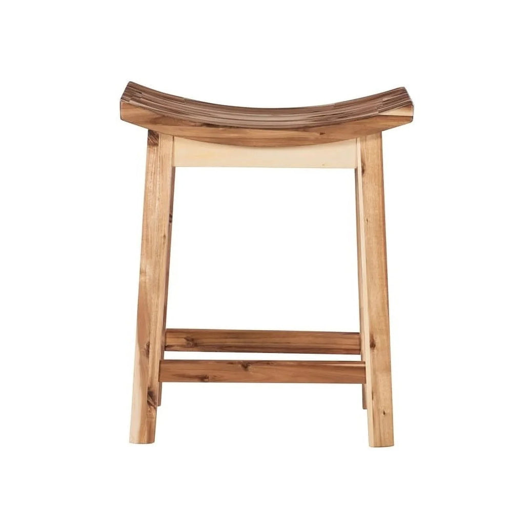 24" Wood Counter Stool U70258