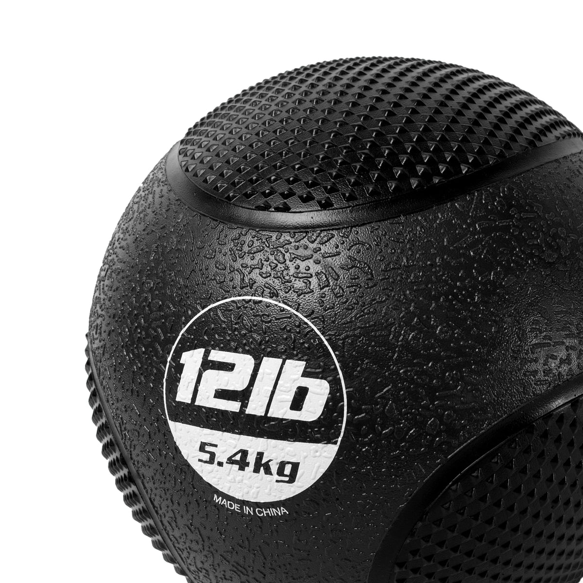 Weighted Rubber Textured Medicine Ball, 6 lbs G79500