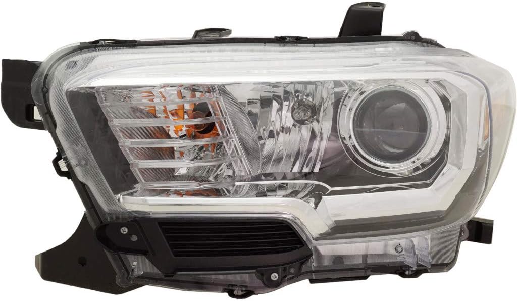 Toyota Tacoma Headlight Pair Driver and Passenger Side Halogen Type Daytime Running Light E592212