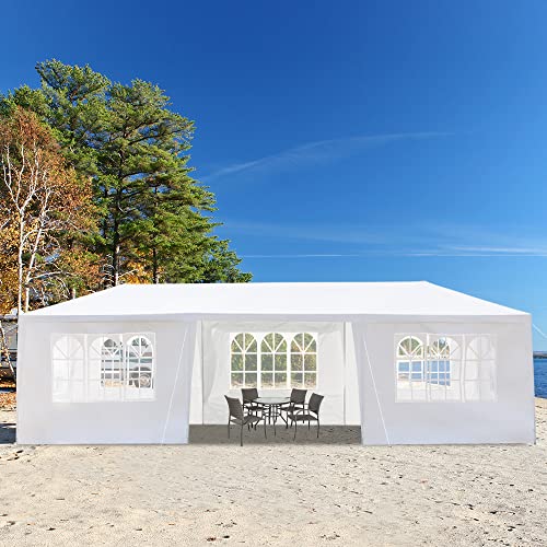 10 x 30FT White Heavy Duty Waterproof Party Tent T81586