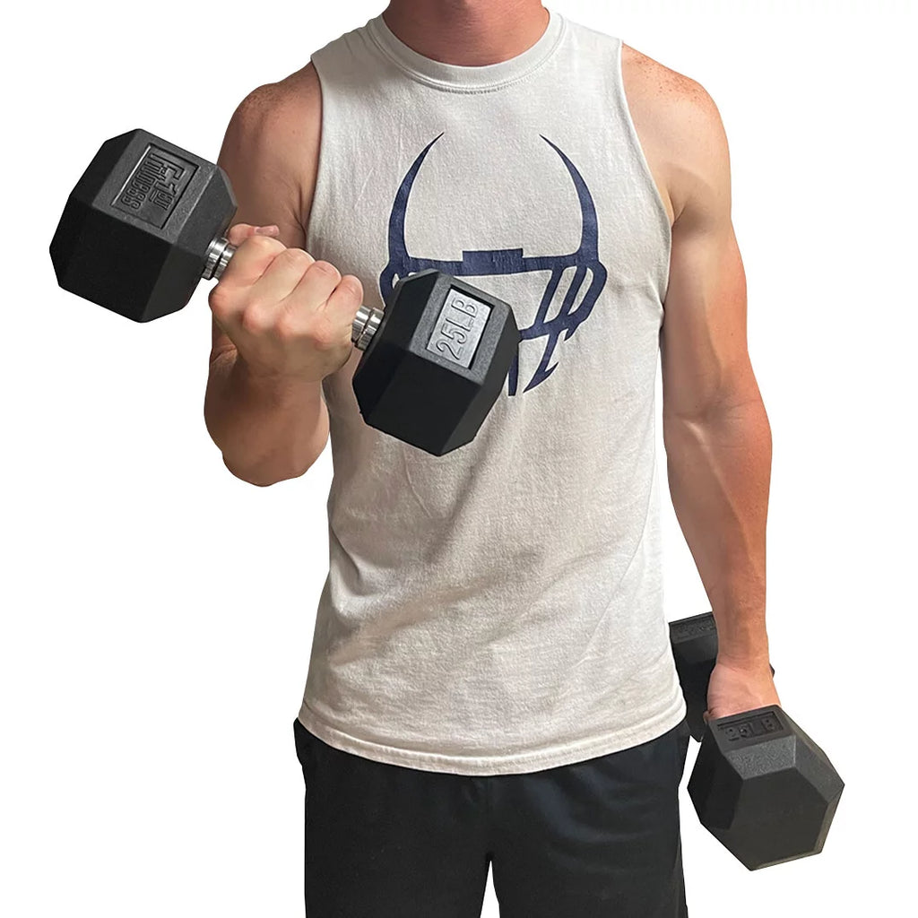 25 lbs Pair Rubber Hex Dumbbell G3883