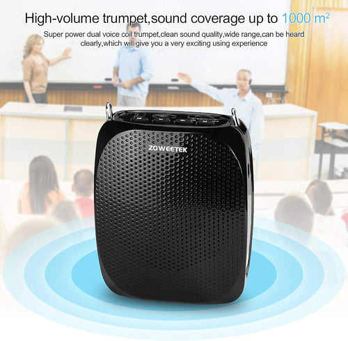 10W Portable Rechargeable Voice Amplifier with UHF Wireless Microphone Headset N615