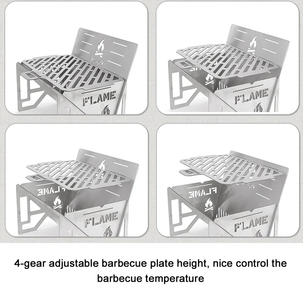 Portable Stainless Steel Camping Stove F8605