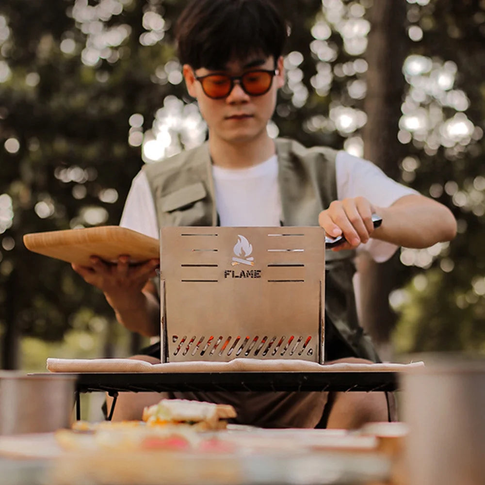 Portable Stainless Steel Camping Stove F8605