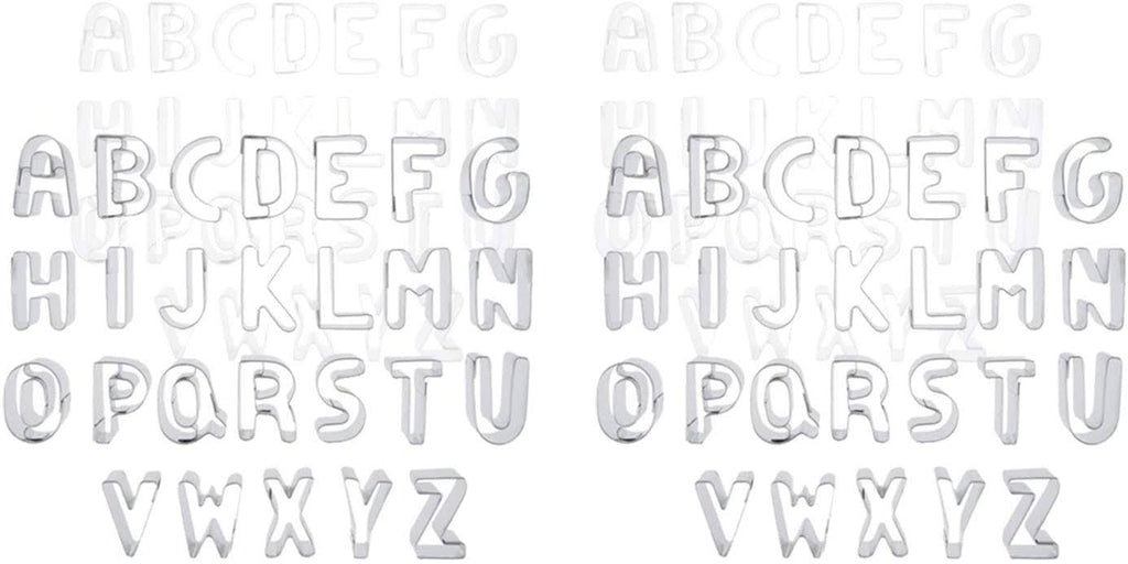 Stainless Steel Alphabet 26 PC Cutter Set I721