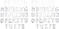Stainless Steel Alphabet 26 PC Cutter Set I721