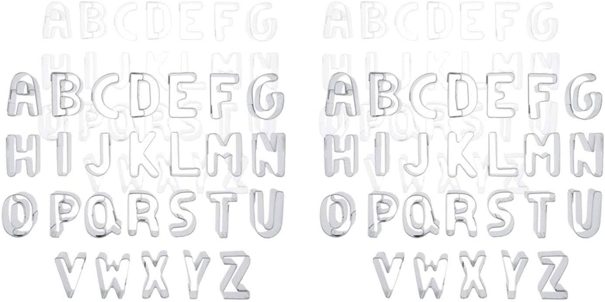 Stainless Steel Alphabet 26 PC Cutter Set I721