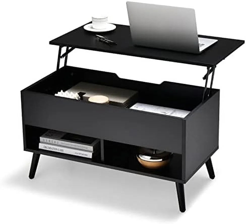 Lift Top Coffee Table with Hidden Compartment U3227