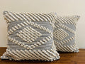 Boho Tufted Throw Pillow Covers 18x18 Set of 2 O348042