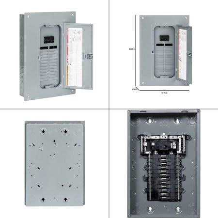 100 Amp 24-Space 34-Circuit Indoor Main Breaker Load Center J10482