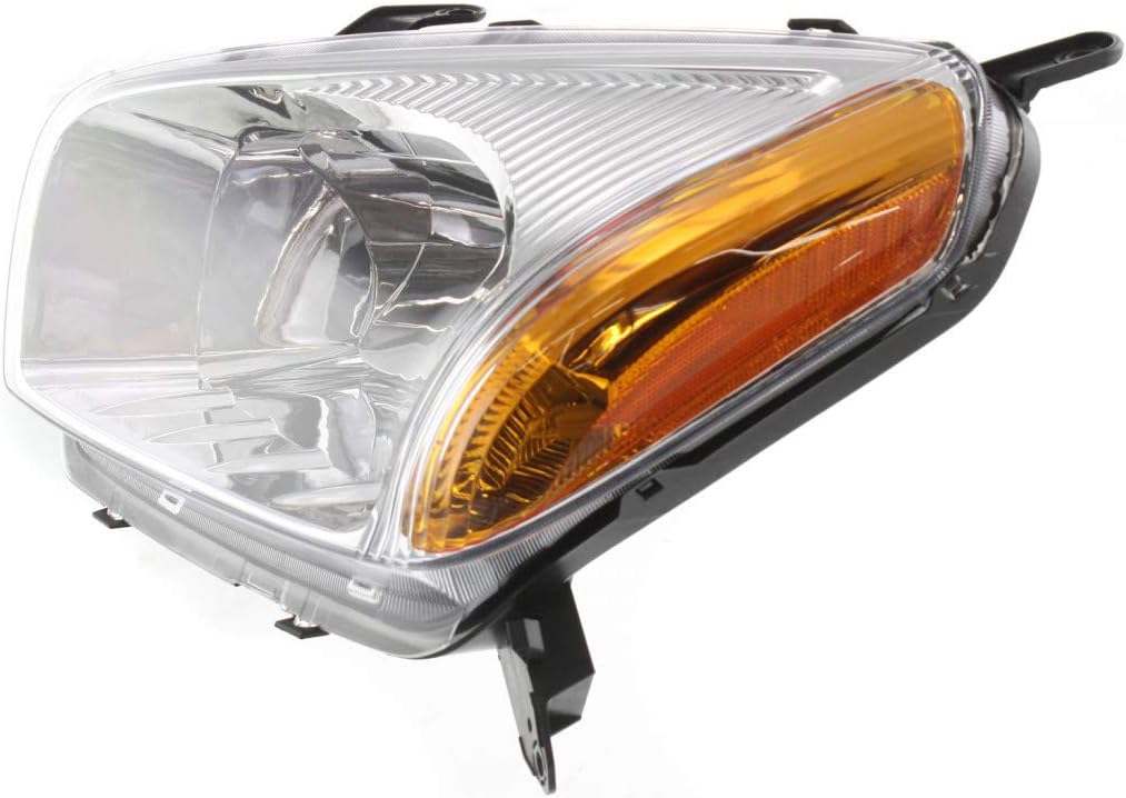 2001 2002 TOYOTA RAV4 Head Light Assembly Driver Side Chrome w/Bulbs I355518