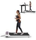 Pink 2.25HP Portable Walking Pad Treadmill N96393