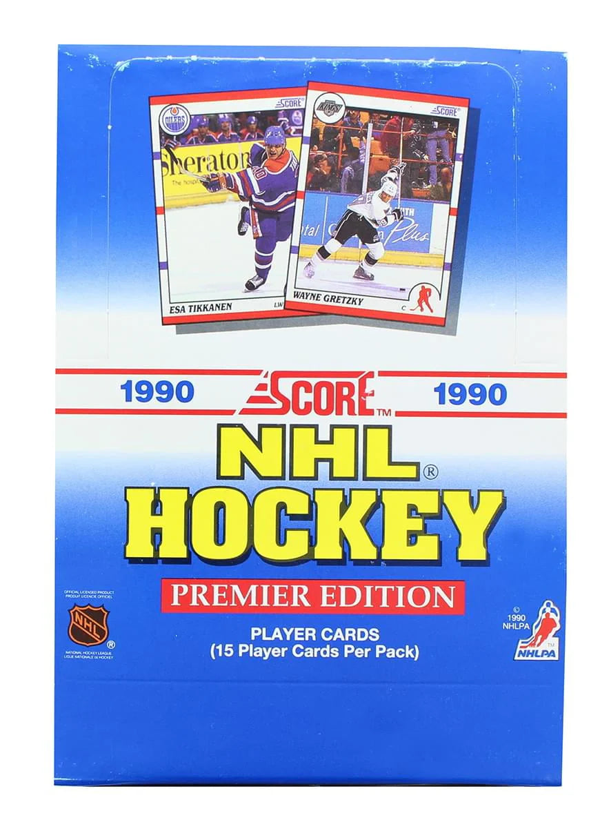 NHL 1990 Hockey Trading Card Box 36 Packs E6634