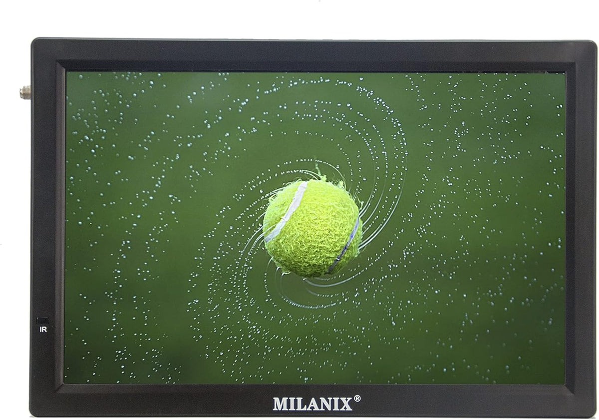 14.1 Portable Widescreen LED TV with HDMI, USB/SD Card Slot, and Remote Control Y99852