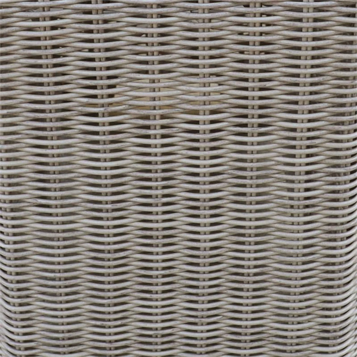 Curved Armless Outdoor Wicker Sofa in Grey Q97019