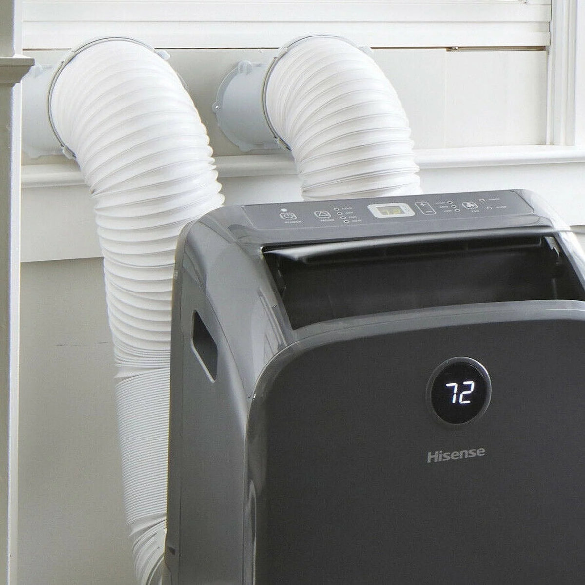 10,000-BTU Dual Hose Portable Air Conditioner with Heat S65398