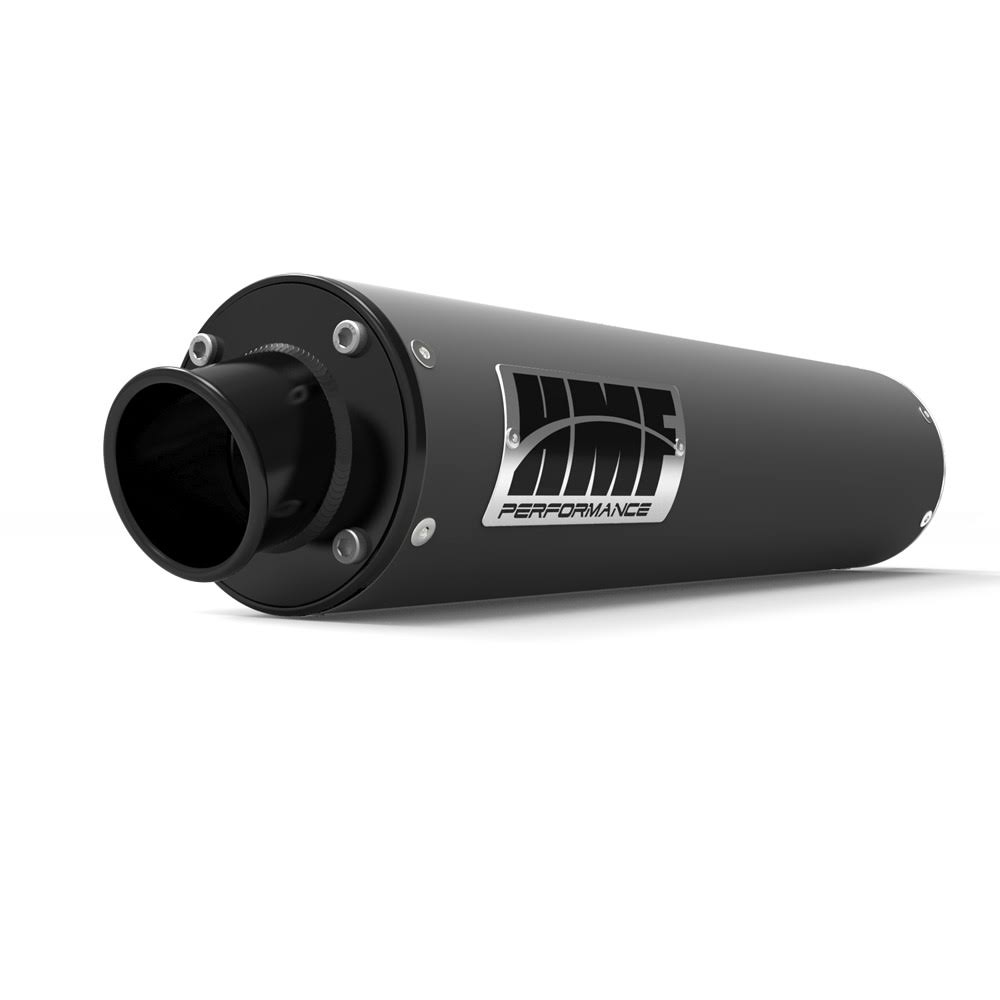 Gray Slip-On Exhaust for Yamaha Warrior 87-04 G380