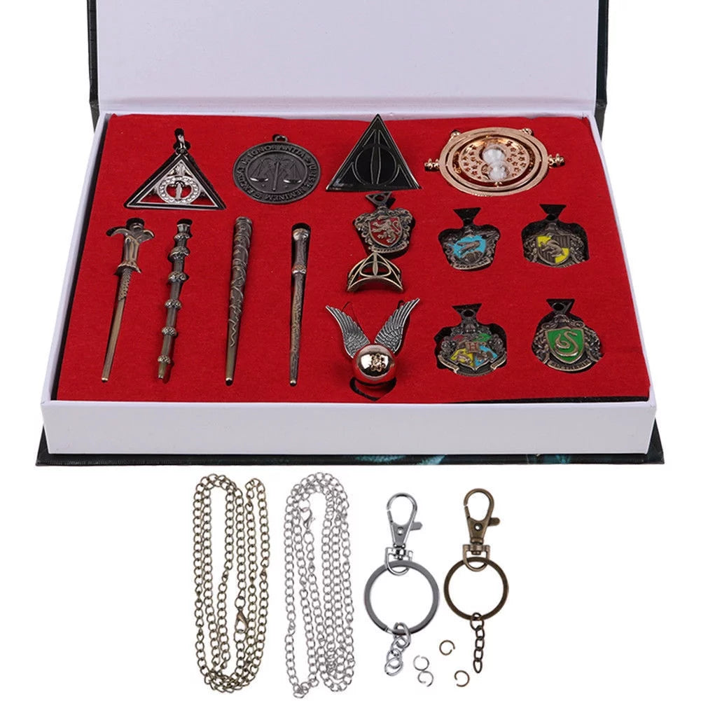 15 Pcs Magical Wands Rings Necklace C3412