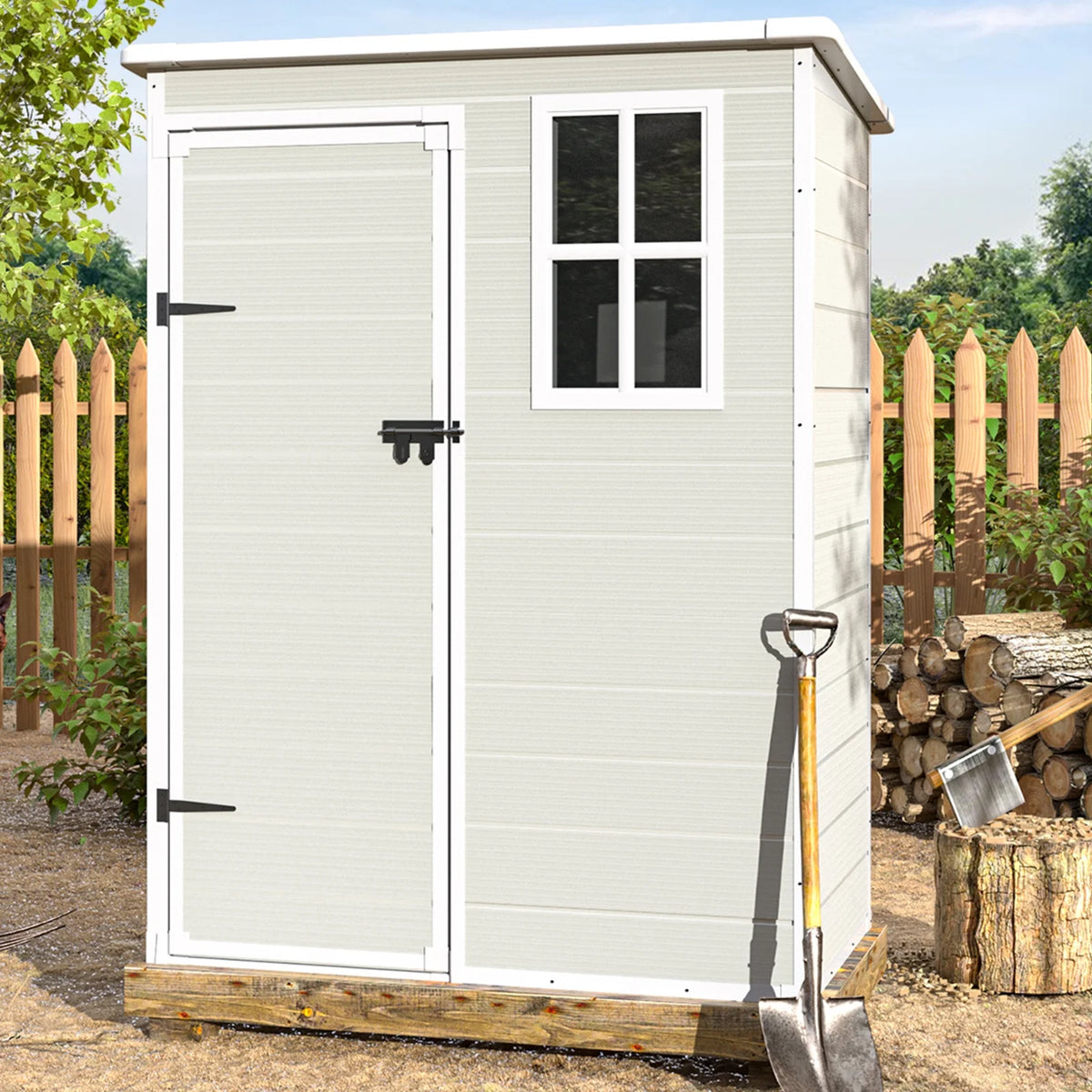 5x3 FT Resin Outdoor Storage Shed N1420