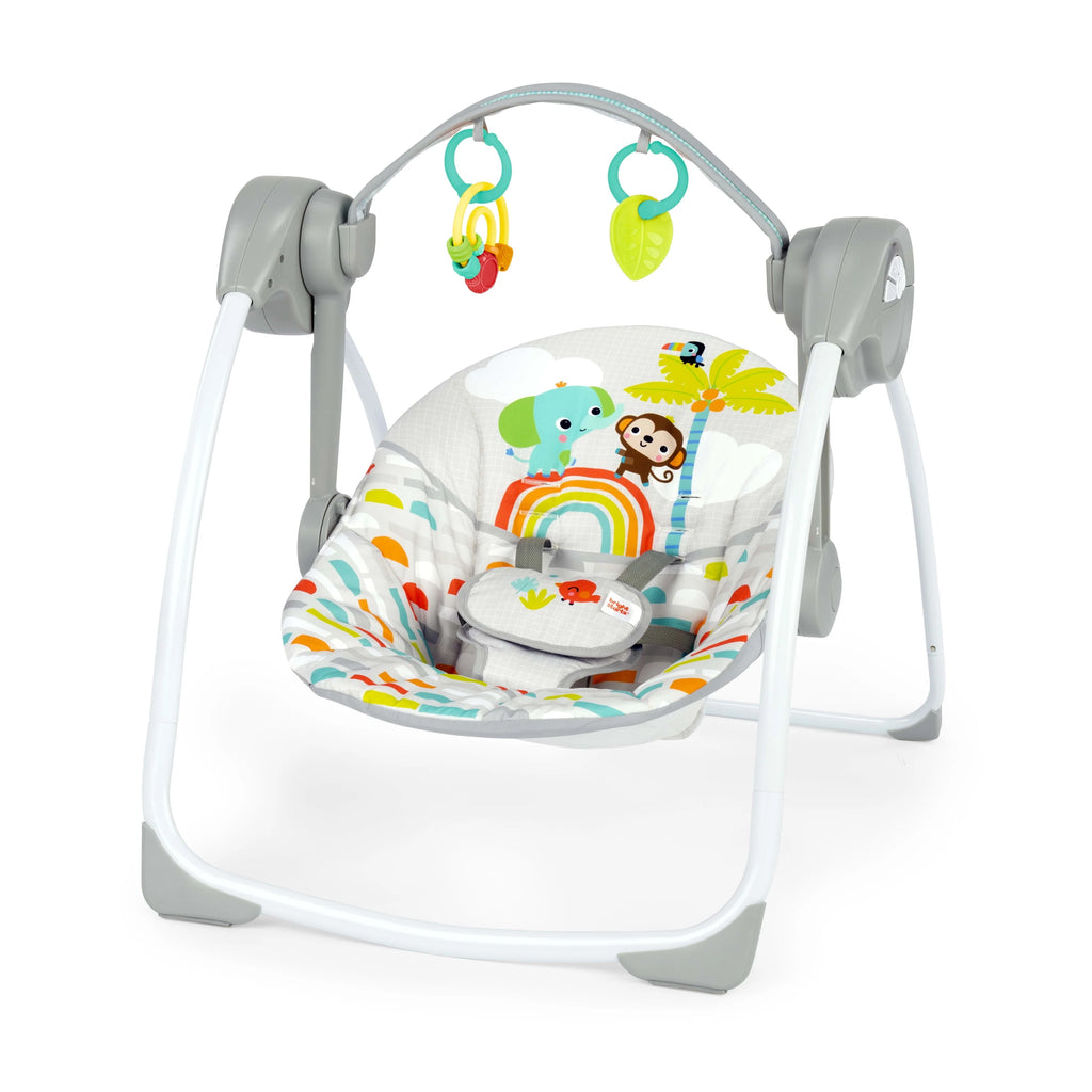 Portable Compact Baby Swing with Toys M7182