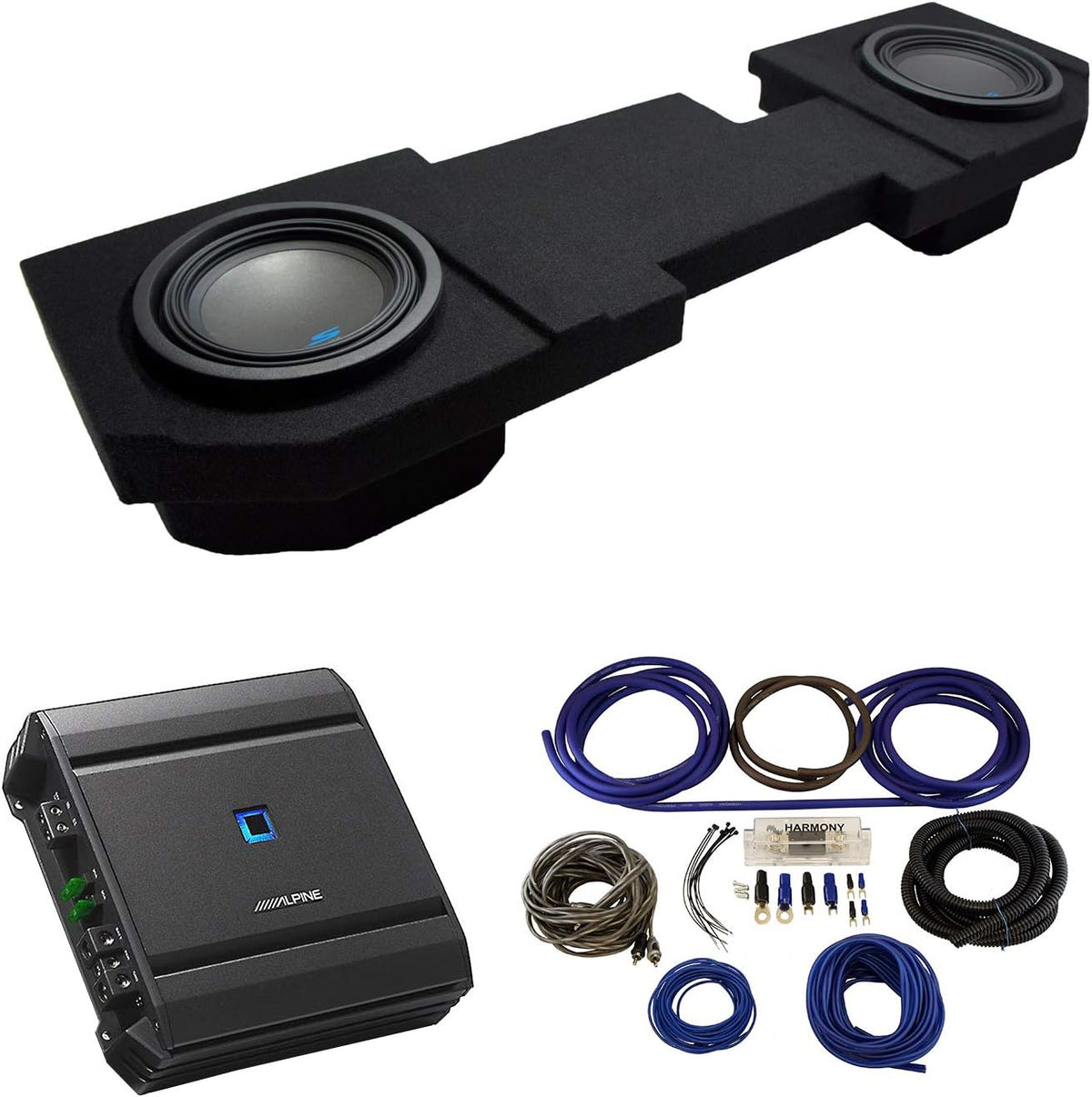 Dodge Ram Truck Dual 12" Sub Box Enclosure Package X48393