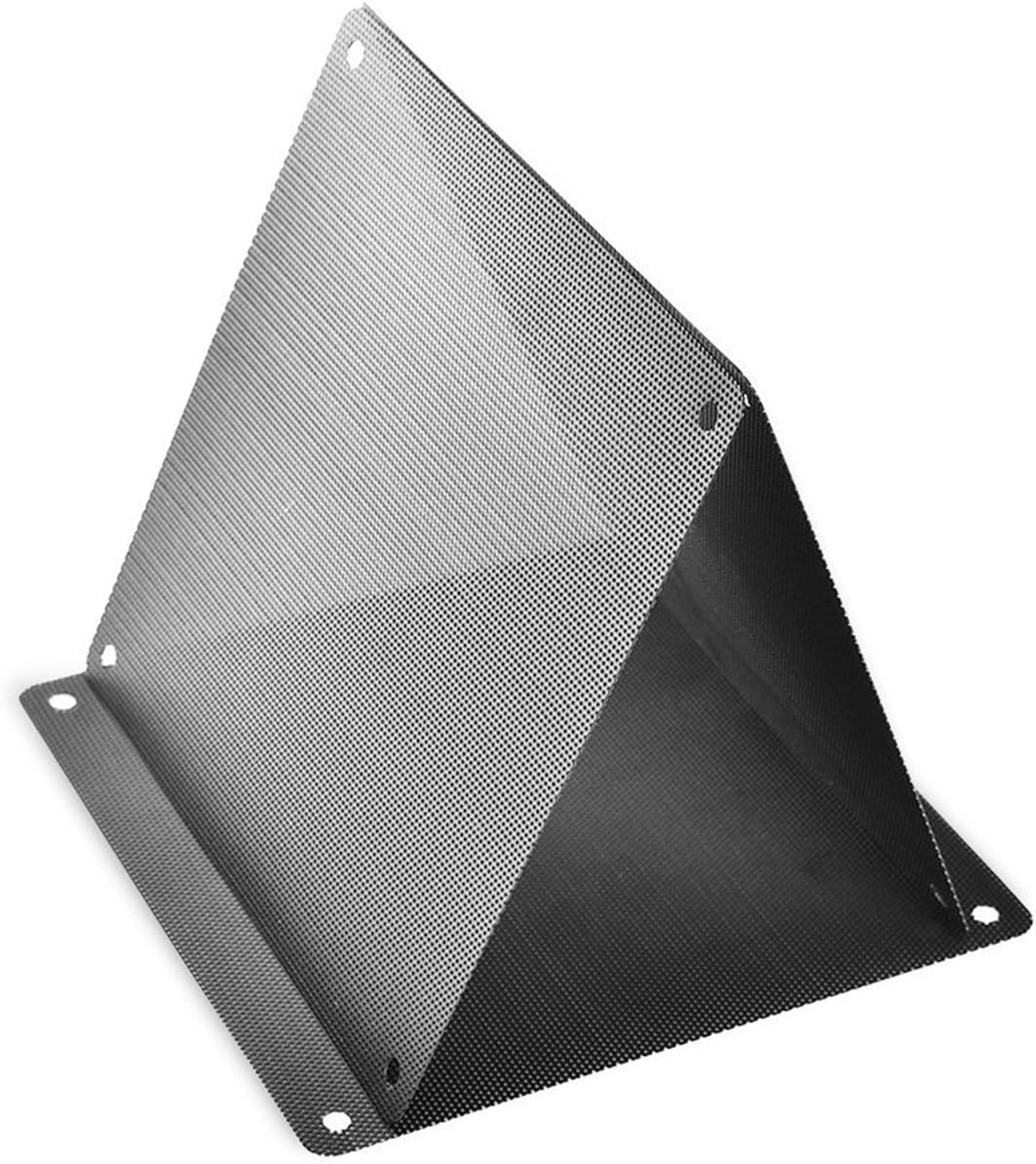 120 mm Black PVC Computer Fan Dust Filter 10 Packs U56866