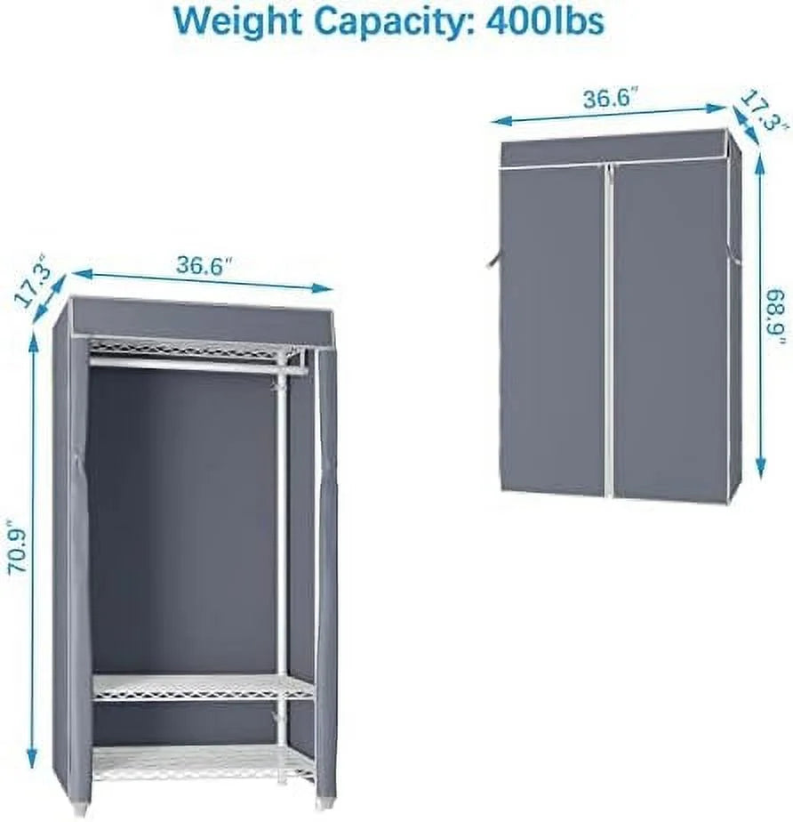 3 Tiers Garment Rack with Cover N597