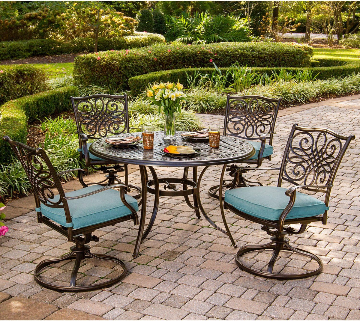 Blue 5-Piece Dining Set J5846