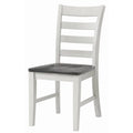 White Solid Wood Dining Chair Set of 2 S941
