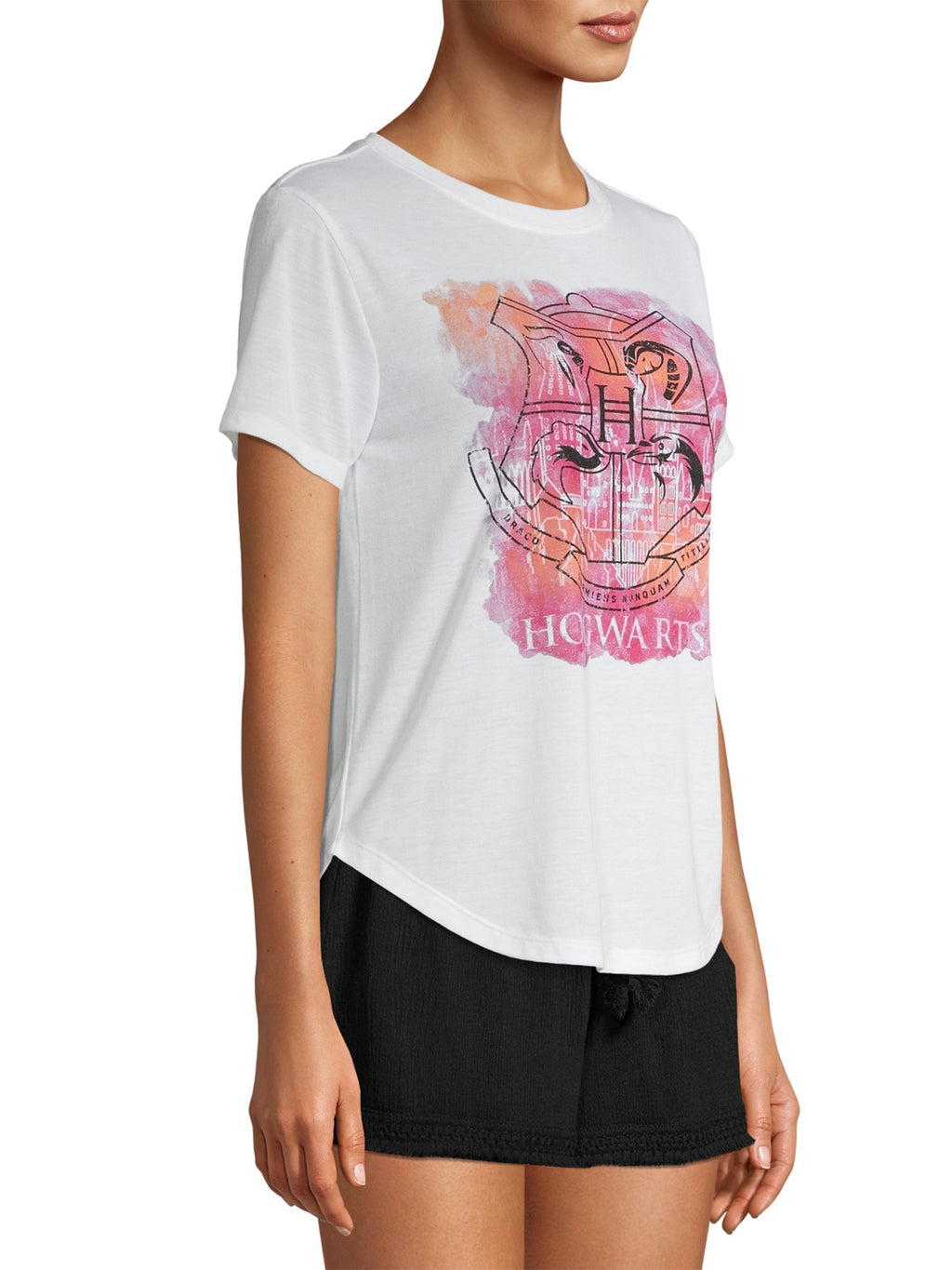 Juniors' Short Sleeve Graphic T-Shirt V129475