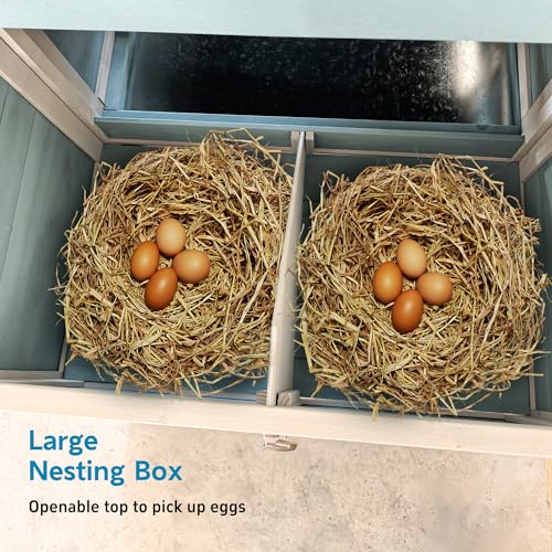 120'' Large Wooden Chicken Coop with Run S7504