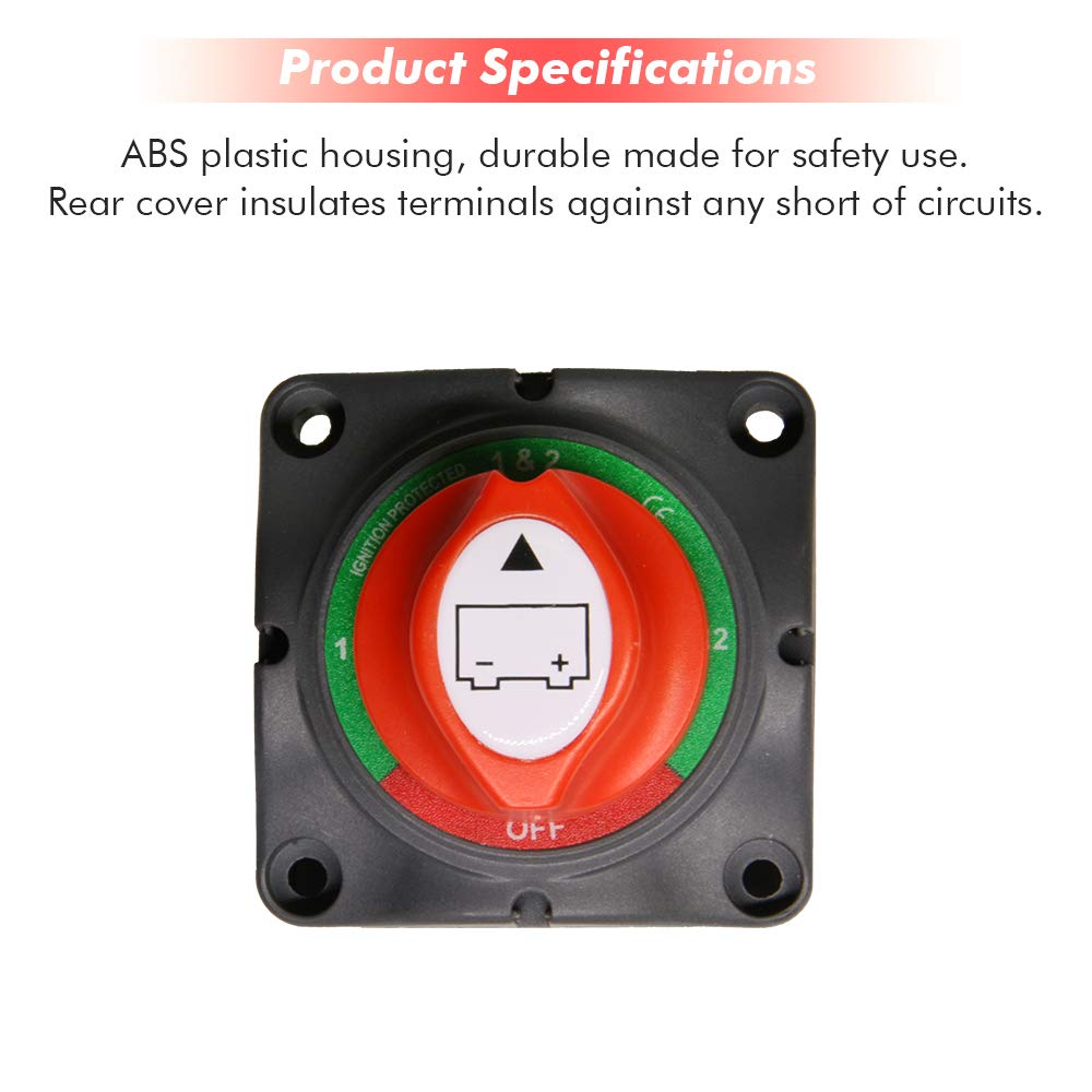 12-48V 200-1000 Amps Battery Switch S576218