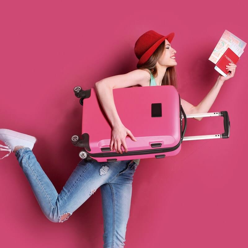 Pink Carry-On Hardcase Spinner M4854