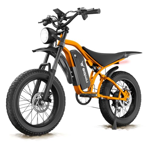20" Fat Tire Electric Bike with Peak 1200W Motor, 48V 15A Battery, 7-Speed, Dual Disc Brakes B95649