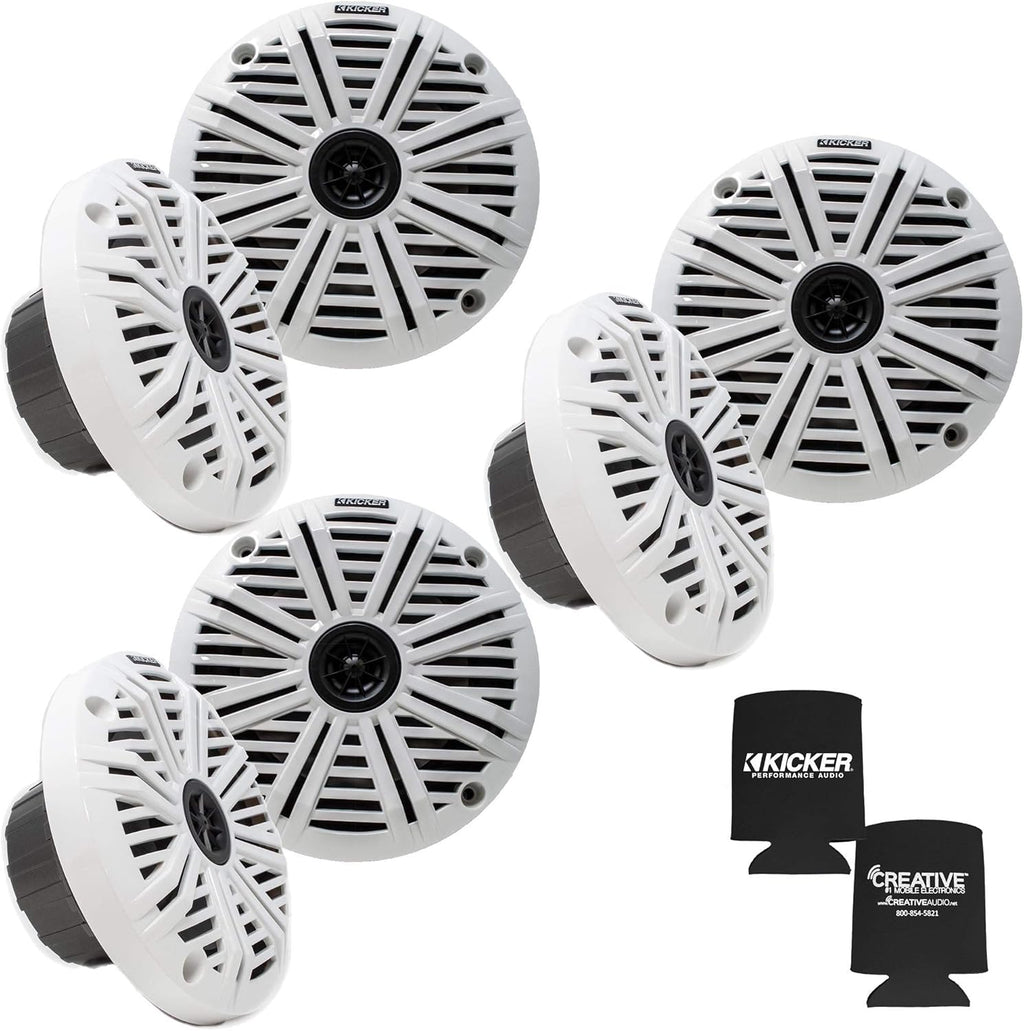 6.5" Marine Speakers (3 Pair) White OEM Replacement Speakers U218248