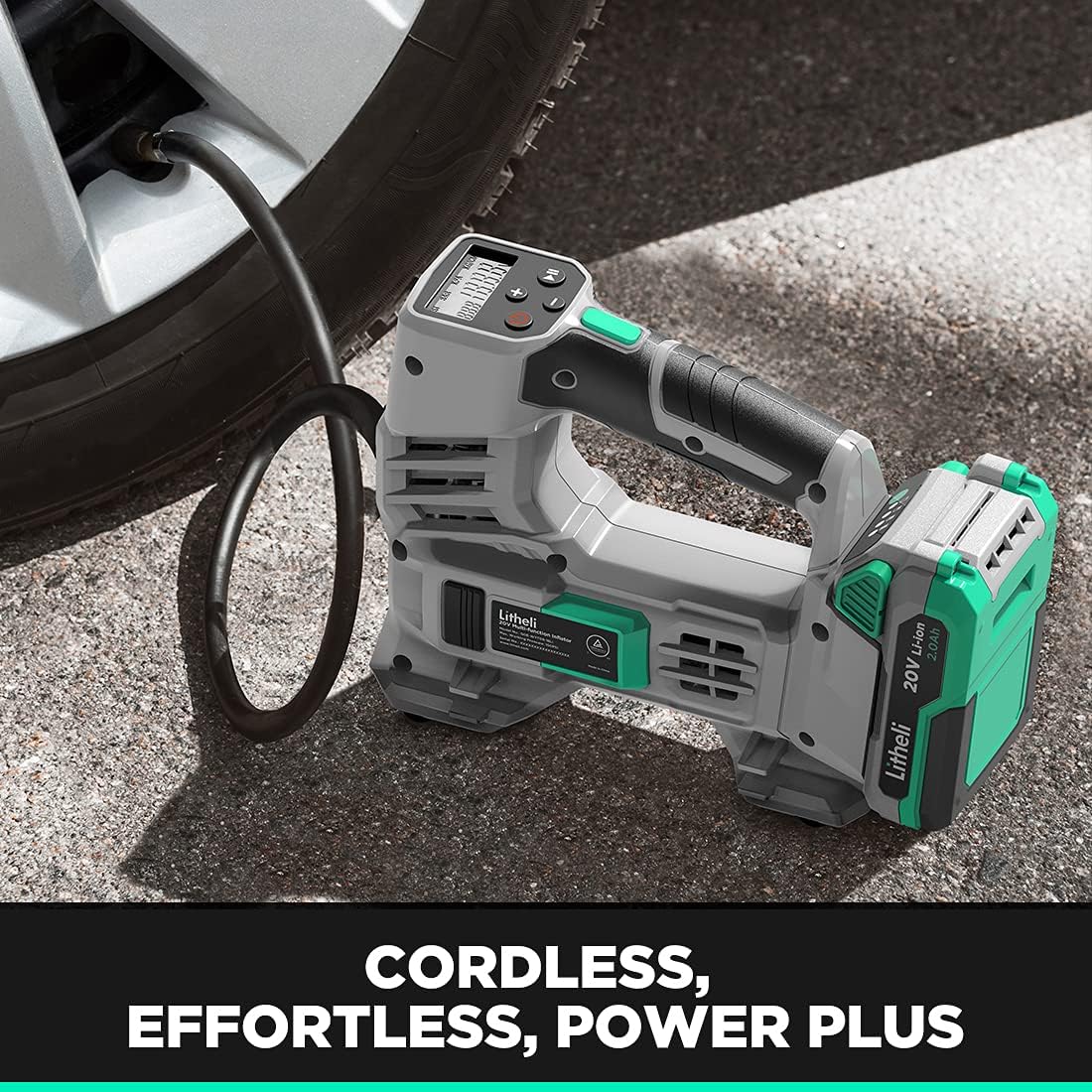 20V Cordless Air Compressor 150 PSI with Battery & Charger S7794