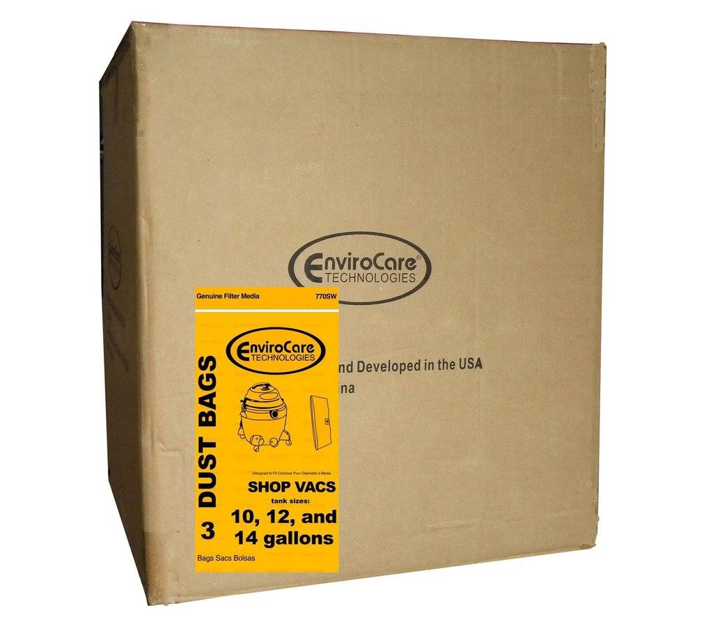 ShopVac Type F 10-14 Gallon Wet/Dry Vacuum Bags Y539475