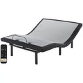 Adjustable Queen Bed with USB Ports in Black S424