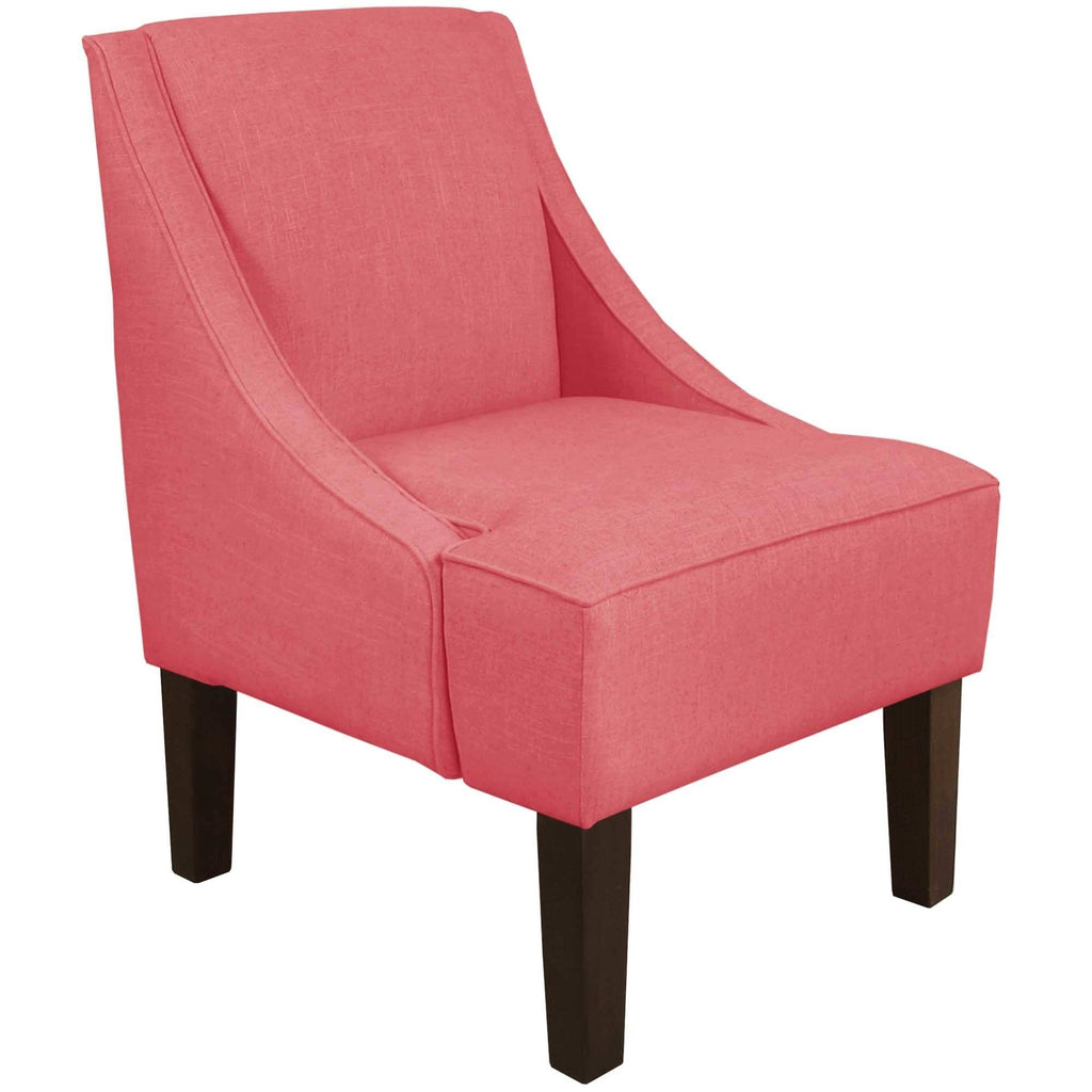 Navy Linen Accent Chair Z12501