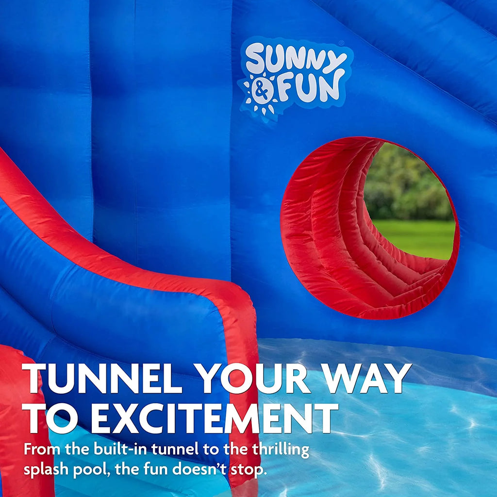 Inflatable Water Slide Park & Pool with Pump Z1641