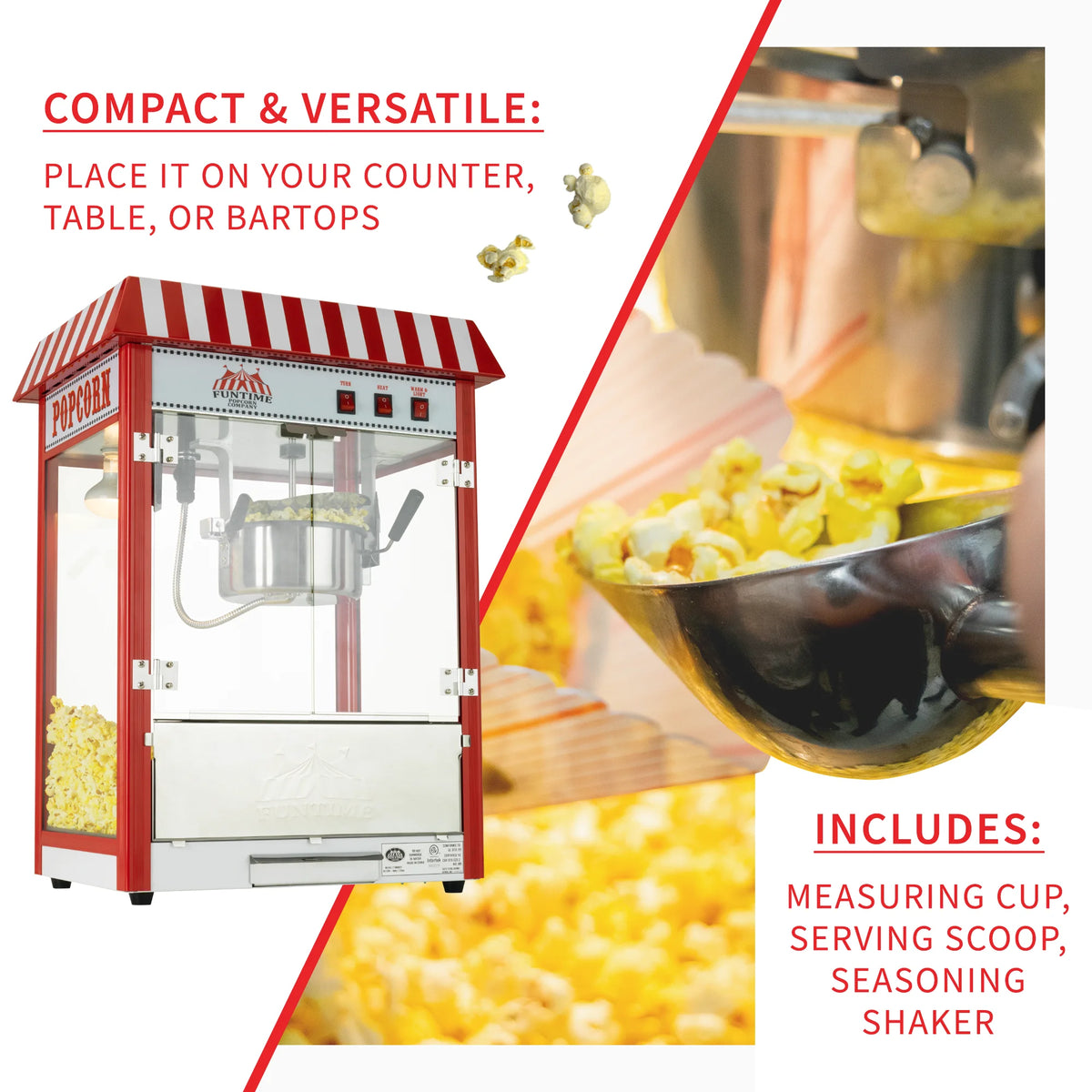 8oz Commercial Popcorn Machine Y2668