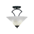 Two Light Semi-Flush Mount Matte W9934