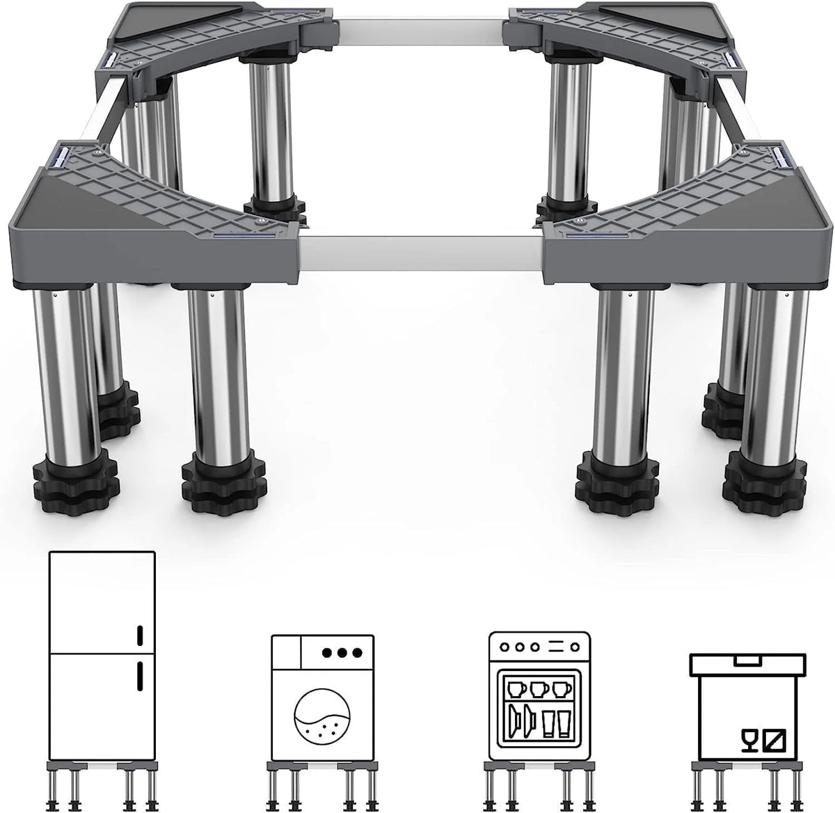 Adjustable Heavy Duty Fridge Stand W656005
