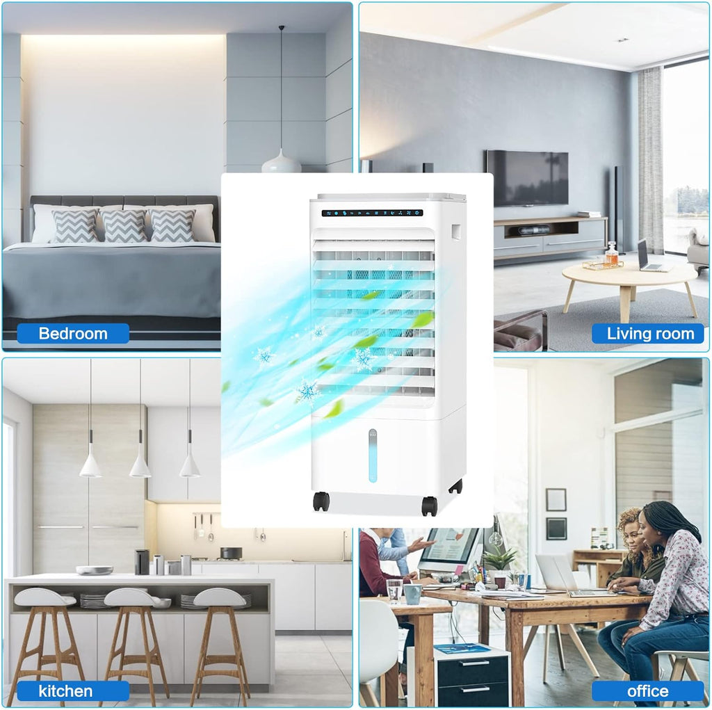 Portable Air Conditioner Fan, 5L Evaporative Air Cooler with Remote Control S321