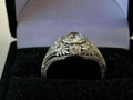 14K White Gold Diamond Ring I382