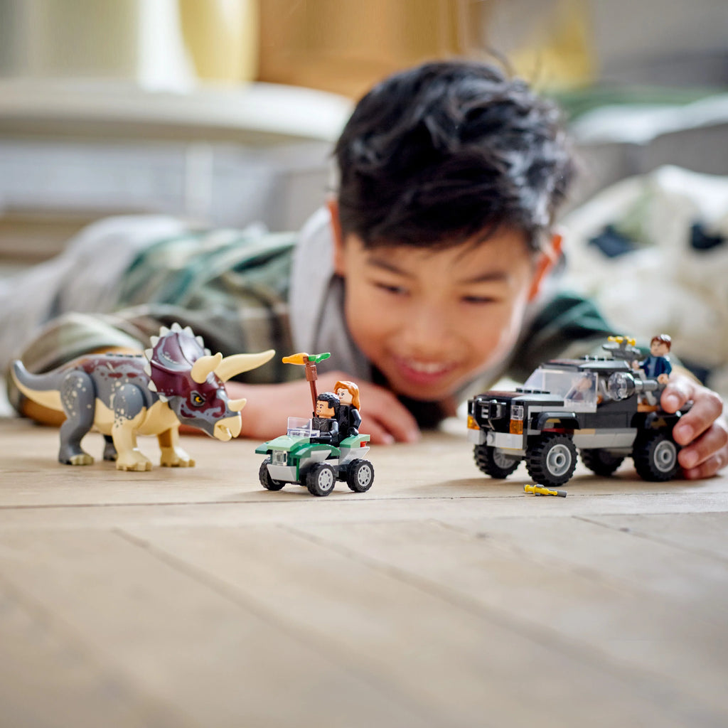 LEGO Jurassic World Dino Combo Pack 66774 Toy Value Pack, 2 in 1 Triceratops and Velociraptor Gift Set, Jurassic World Toy with Dinosaur and Truck Toys, Christmas Gift for Kids Ages 7 and Up E581808