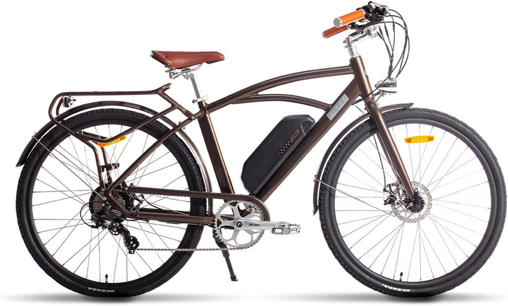 500W 28" Electric Bike with 48V 12.8AH Lithium Battery and Shimano 7 Speed Y764140